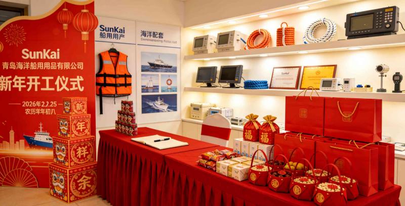 Qingdao SunKai Marine Holds 2026 New Year Opening Ceremony