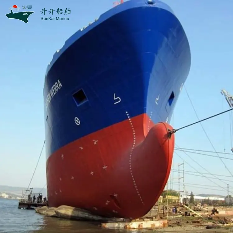 Vessel Launching Rubber Airbag